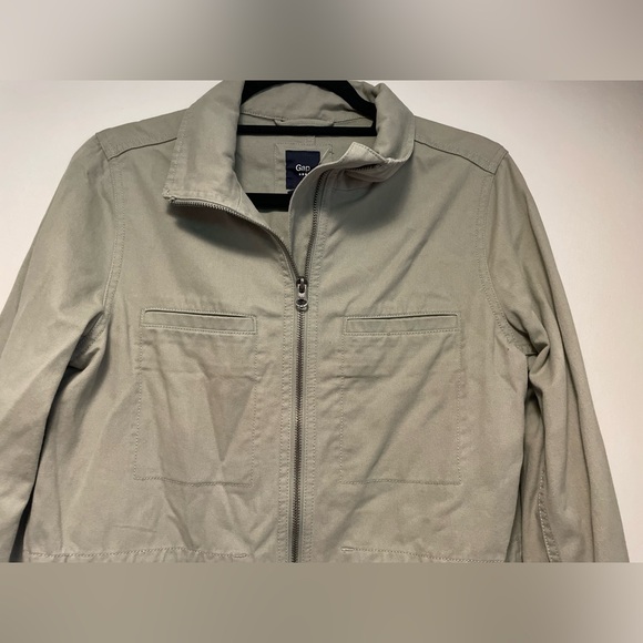 Gap Light Green Army Style Jacket Size Small - Picture 9 of 10